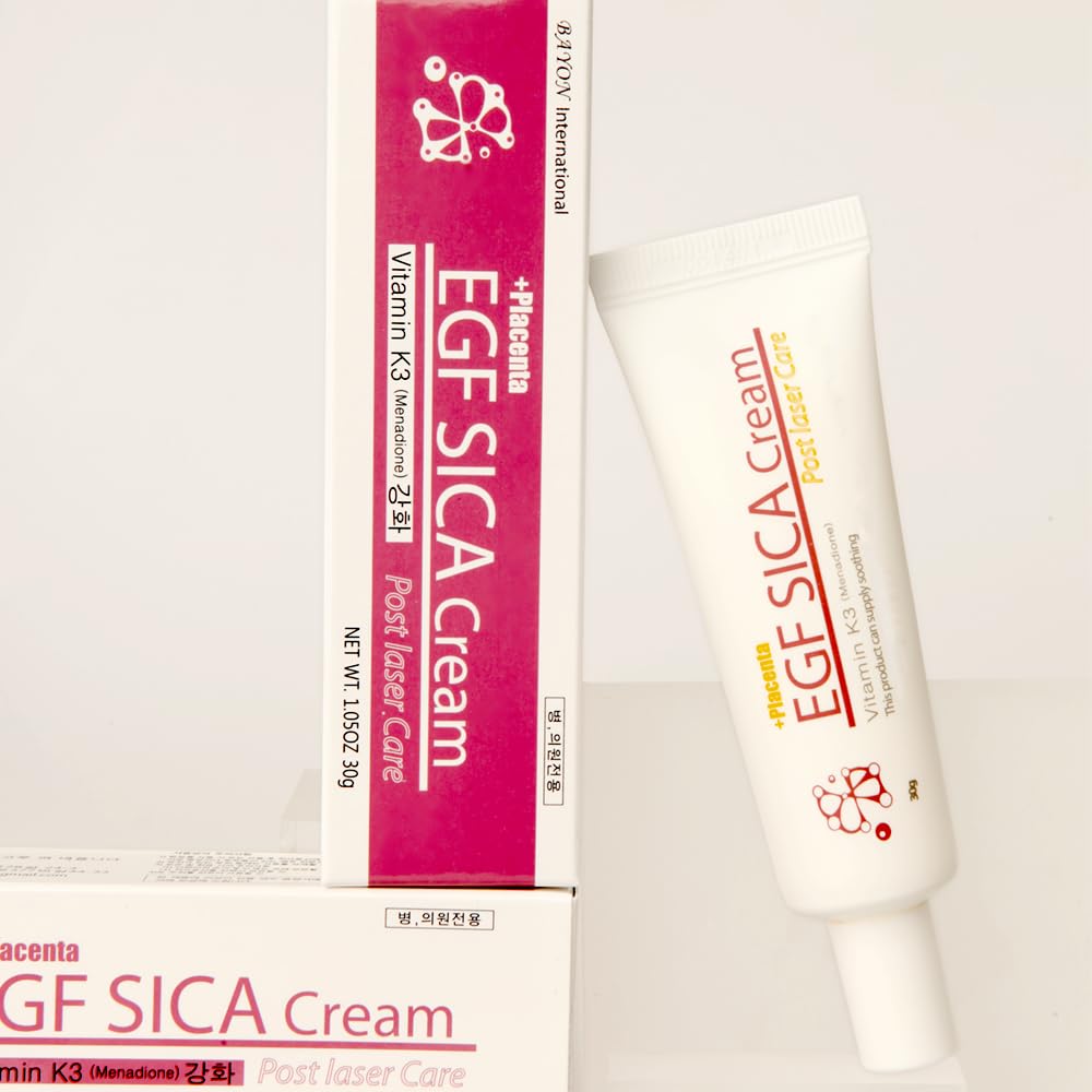 Amazon.com: Placenta EGF SICA Cream1.05oz 30g. Bruise Cream